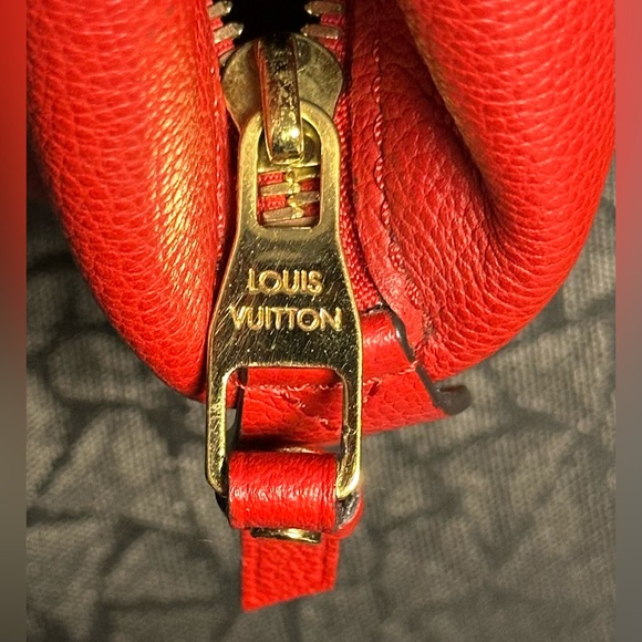 Louis Vuitton Empriente Marais MM Monogram Red Cerise Handbag Satchel Poignant - Picture 13 of 16